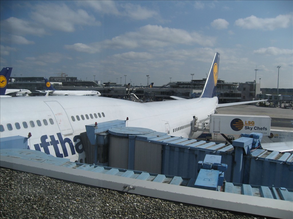 Our Boeing 747-400 at Frankfurt