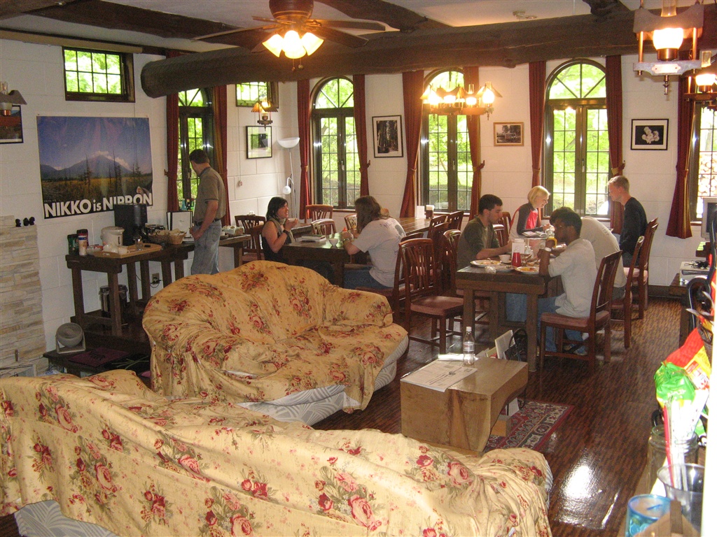 Breakfast at the hostel
